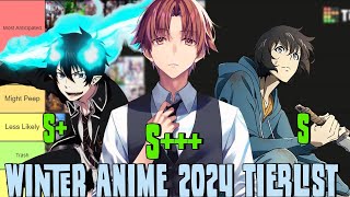 Ranking EVERY Anime for the Winter Anime 2024 Season [upl. by Ytsirhk]