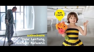 weber biene  Schnelle und saubere FließspachtelLogistik [upl. by Katrina]