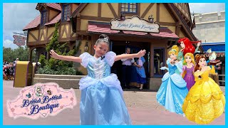 Bibbidi Bobbidi Boutique full experience DISNEY PRINCESS MAKEOVER at MAGIC KINGDOM [upl. by Airogerg819]