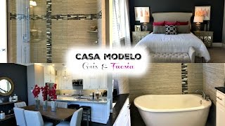 Casa Modelo Gris y Fucsia [upl. by Tallou]