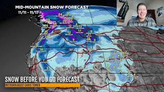 Snow Forecast for MidNovember [upl. by Quintie]