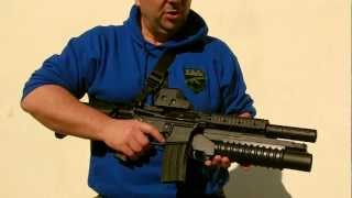 M203 grenade launcher Airsoft gun review DOA [upl. by Khudari965]