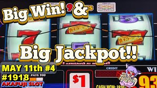 Big Win amp Big Jackpot Triple Gold Slot Machine [upl. by Geller]