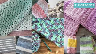 77 Free Chunky Crochet Blanket Patterns Bulky Yarn Projects [upl. by Benge836]