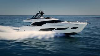 Luxury Flybridge Yacht  Ferretti Yachts 720 Project [upl. by Haldane]