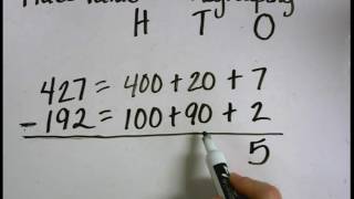 4th amp 5th GradePlace Value with Regrouping Subtraction 3Digit [upl. by Anha]