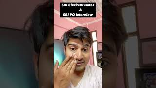 SBI Clerk DV amp SBI PO Interview Dates Clashing Do this theconstantguide [upl. by Burnside]