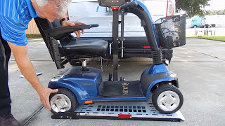 Harmar AL 100 lift with Swing Away for Scooters [upl. by Ayamat]