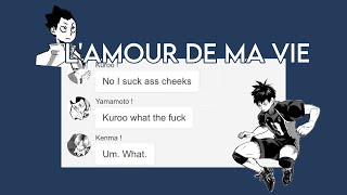 🫐 L’amour de ma vie  Kagdachi lore  PLEASE READ DESC💙  Haikyuuhq texts [upl. by Havot131]