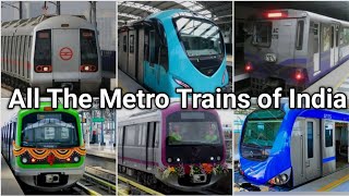 All the Metro Trains in India amp Everything you need to know about them [upl. by Most911]