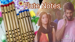 Flute Notes  Vachindamma  Vanthalamma  Geetha Govindam  Cover  Vijay devarakonda  Rashmika [upl. by Becka]