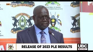 LIVE UNEB RELEASES PLE RESULTS  24TH JANUARY 2024 [upl. by Lewin930]