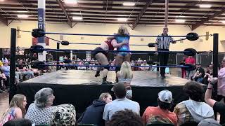 March 16 2024 VIP Championship Wrestling Tupelo ConJennifer Justice vs DDT Diana Taylor vs Madi [upl. by Thorndike]