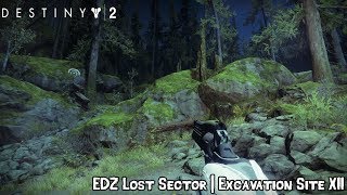 Destiny 2  Lost Sector Excavation Site XII Location EDZ [upl. by Folsom]