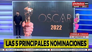 Premios Oscar 2022 las principales nominaciones [upl. by Malliw]