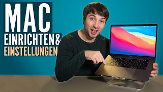 Mac einrichten 10 WICHTIGE Einstellungen für dein MacBook  Apps Tipps und Tricks Deutsch [upl. by Strait]