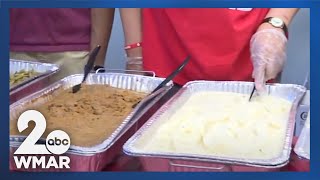 Kappa Alpha Psi gives out hot thanksgiving meals [upl. by Narahs]