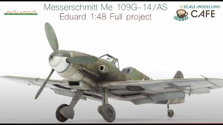 Eduard Messerschmitt Me 109G14AS 148 Full project [upl. by Emor]