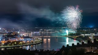 Derry Halloween 2024  The Parade amp Fireworks Display [upl. by Ynnahc]