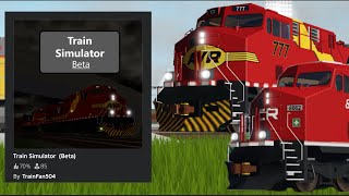 Roblox Train Simulator Beta AWVR 777 amp 767  CP AC4400s [upl. by Caprice]