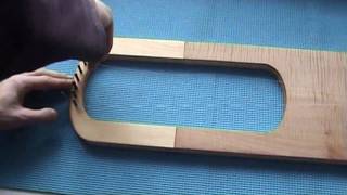 Making an AngloSaxon lyre part 7 [upl. by Thin395]