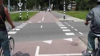 Cycling and big intersections in the Netherlands 18 [upl. by Ibrab]