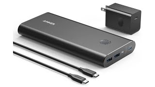 Review Anker PowerCore 26800mAh PD 45W with 60W PD Charger Power Delivery Portable Charger Bundle [upl. by Salomo89]