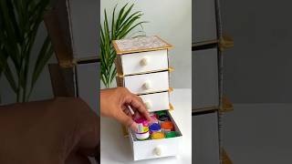 DIY Chest of Drawer😱 bestoutofwaste diy craft youtubeshorts youtubepartner diybyjeet [upl. by Beaston]