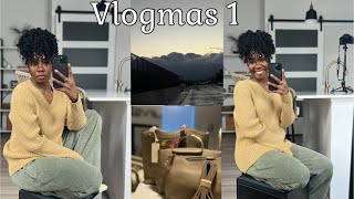 Vlogmas 01  A Message I Needed  Doing My Hair  Running Errands  New Bag  VibrantPeace [upl. by Ahsinuq199]