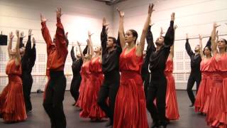 BOLERO Coreografía del Maestro José Granero Ensayos del Ballet Nacional de España [upl. by Edsel]