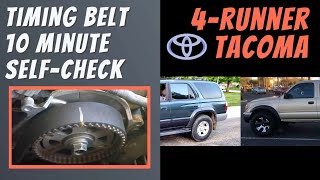 Toyota 4Runner Timing BeltHow to Check it Yourself3rd GenDIY 19962002  Tacoma [upl. by Issi275]