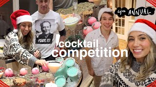 VLOG the 4th annual FAMILY xmas cocktail competition [upl. by Aitnom]