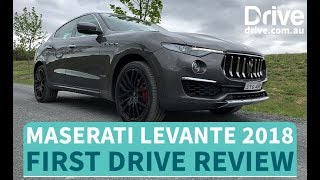 Most Affordable Maserati Ever Maserati Levante 2018 Review  Drivecomau [upl. by Alol653]