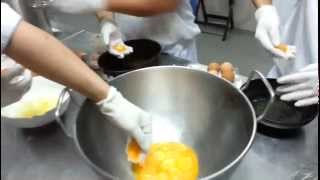 How to make coconut pandanus ice cream base [upl. by Amrac]