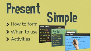 Present Simple Tense  Learn English  EasyTeaching [upl. by Reinar761]