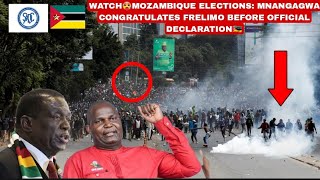 Watch🥵Mozambique Elections Mnangagwa Congratulates FRELIMO Candidate Before Official Declaration🇲🇿🔥 [upl. by Hyozo]