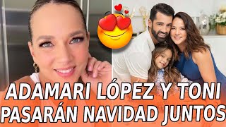 😍🎄Toni Costa y Adamari López PASARÁN JUNTOS la navidad en FAMILIA [upl. by Derman548]