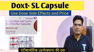 Doxt SL Capsule Use Dose Price and Side Effects in Hindi  Doxycycline  Antibiotic [upl. by Asetal]