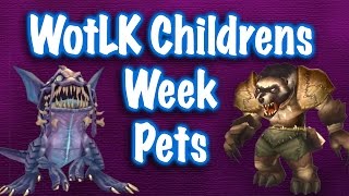 Jessiehealz  Northrend Childrens Week Pets Guide Alliance World of Warcraft [upl. by Ikcir855]