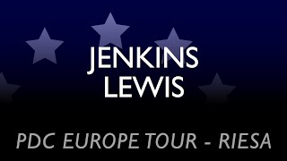 PDC European Tour Riesa  Jenkins vs Lewis  2nd round [upl. by Siesser]