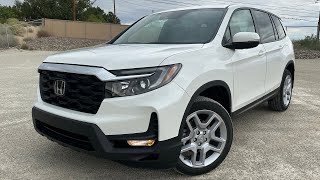 2025 Honda Passport EXL  Platinum White Pearl  Brown Interior  Walkaround [upl. by Ynamad]