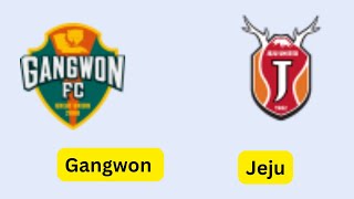 Gangwon Football Club vs Jeju United k league 1 live [upl. by Wiencke]