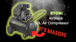 Its large powerful and wont break the bank  Ryobi Air Compressor 20HP 50litre [upl. by Houser]