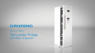 Tall Larder Fridge GSN10710DW  Grundig [upl. by Perretta]