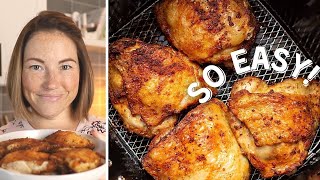 Air Fryer Chicken Thighs  How to make the best chicken thighs in the Air Fryer [upl. by Llecrad]