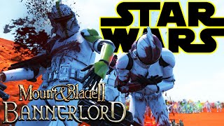 Epic NEW Star Wars Mod is Finally HERE  Mount amp Blade II Bannerlord Star Wars Separatist Crisis [upl. by Llerad]