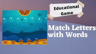 Alphabet Bubble educationalgame [upl. by Bat]