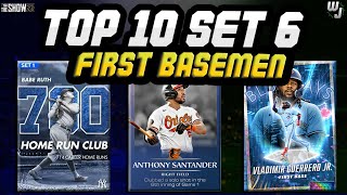 TOP 10 1ST BASEMEN MLB The Show 23 Diamond Dynasty Ranked Seasons [upl. by Everard]