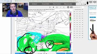 Tracking Wintry Mess In DC As Spring Begins [upl. by Anitsihc604]