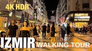 Alsancak Izmir in Stunning 4K HDR A Vibrant Walking Tour Through the Heart of the City [upl. by Ymarej]